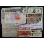 Paper ephemera, Cheques, Spoof notes, Advertising notes, Sweepstakes etc. including 10 x Co-