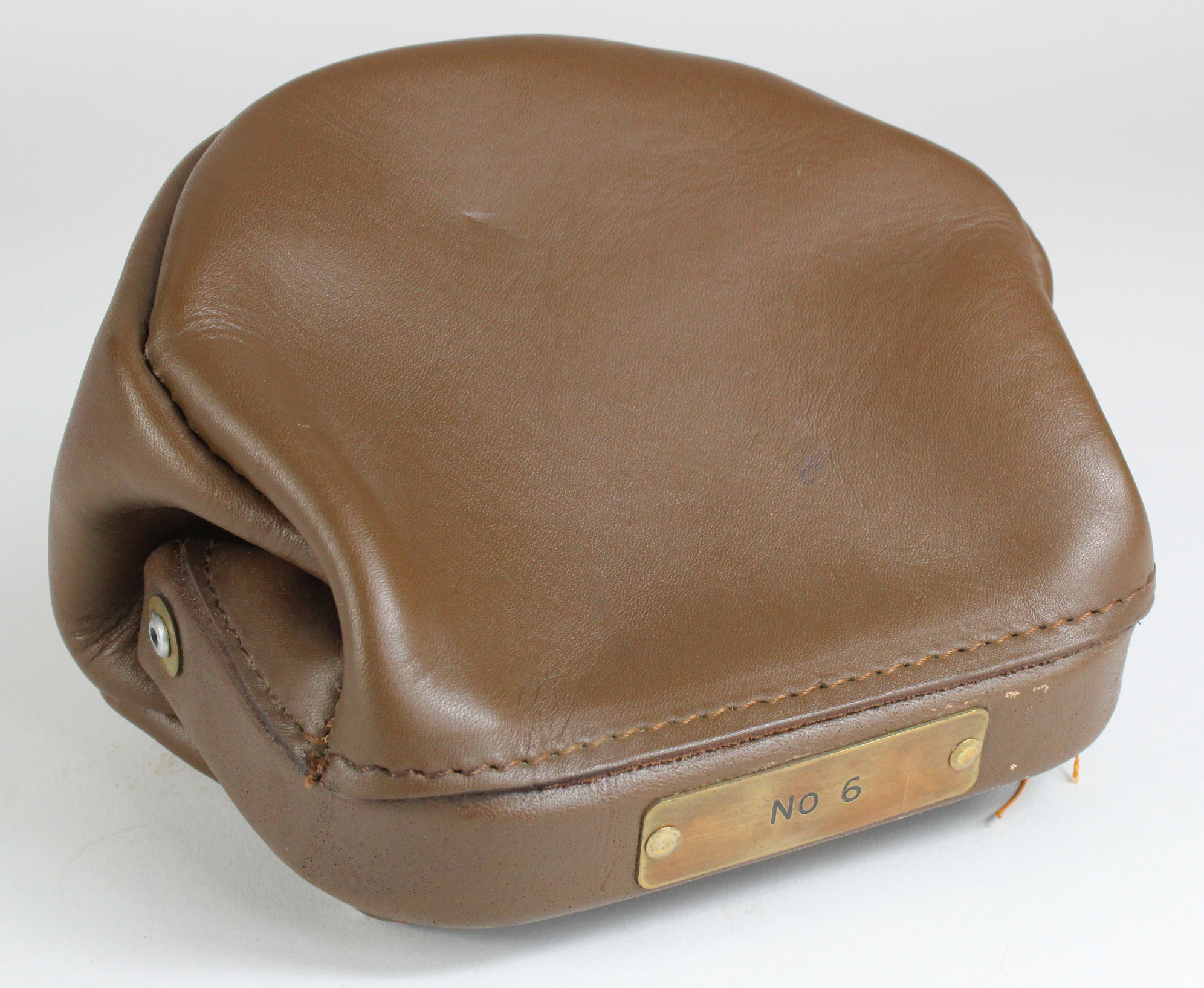 Night safe bag, Unbranded Leather night safe bag number 6 complete with 2 keys, good condition