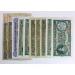 Bulgaria (10), 250 Leva dated 1943 (7), 500 Leva dated 1943 (1), 500 Leva dated 1942 (2) some