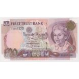 Northern Ireland, First Trust Bank 20 Pounds dated 1st January 1998, signed D.J. Licence, serial