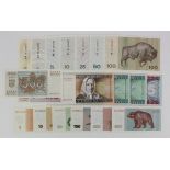 Lithuania (19), 5 Litai & 2 Litai (2) dated 1993, 1 Litas dated 1994, 1, 3, 5, 10, 25, 50 and 100