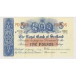 Scotland, Royal Bank of Scotland 20 Pounds dated 1st July 1947, signed J.M. Thomson & T. Brown,