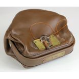 Night safe bag, Unbranded Leather night safe bag number 3 complete with 2 keys, good condition
