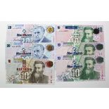Northern Ireland, Northern Bank Limited (6), a collection of Uncirculated notes comprising 20 Pounds