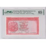 Hong Kong, the Hong Kong & Shanghai Banking Corporation 100 Dollars dated 31st March 1981, serial UC