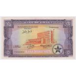 Ghana 5 Pounds dated 1st July 1958, scarce SPECIMEN note serial A/1 000000, perforated '