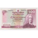 Scotland, Royal Bank of Scotland plc 100 Pounds dated 24th January 1990, signed R.M. Maiden,
