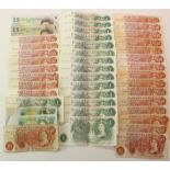 GB (Approx £131 face value) includes 24 Ten Shilling notes. Mixed grades but mostly from