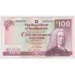 Scotland, Royal Bank of Scotland plc 100 Pounds dated 23rd March 1994, signed G.R. Mathewson, serial