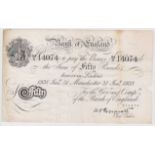 Peppiatt 50 Pounds dated 31st January 1938, very scarce Manchester branch note, serial 94/X