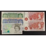 Bank of England (5), small collection of FIRST and LAST SERIES and FIRST RUN notes, Gill 5 Pounds