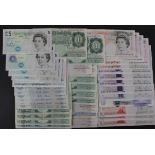 Bank of England (43), a good range of notes with signatures from Catterns, Peppiatt, Beale, O'Brien,