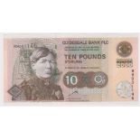 Scotland, Clydesdale Bank 10 Pounds dated 1st January 2000, Commemorative note Year 2000 Millennium,