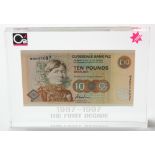 Scotland, Clydesdale Bank 10 Pounds dated 1st May 1997, scarce Commemorative note with NAB prefix,