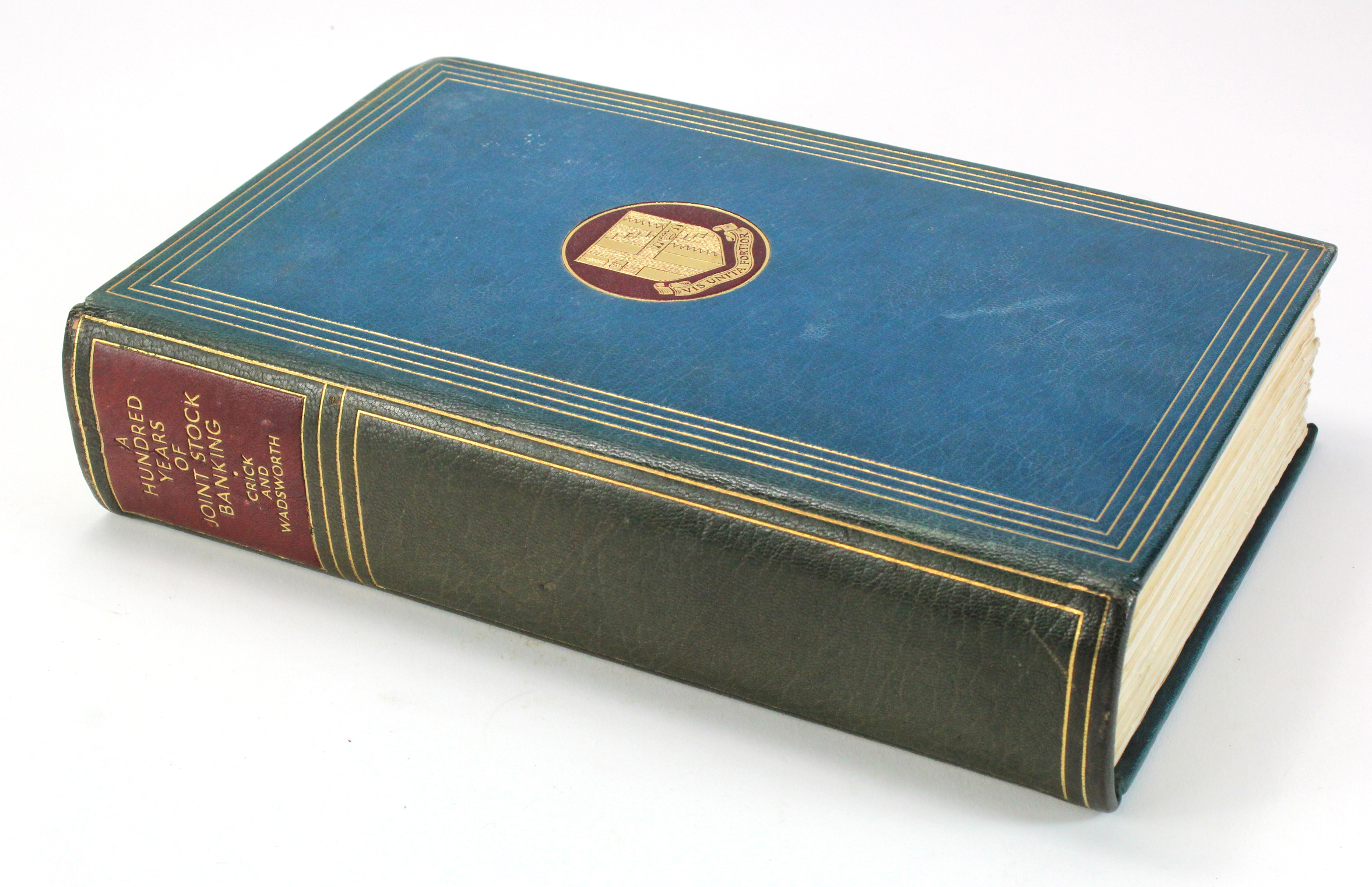 Book, A Hundred Years of Joint Stock Banking by Crick & Wadsworth, published by Hodder &