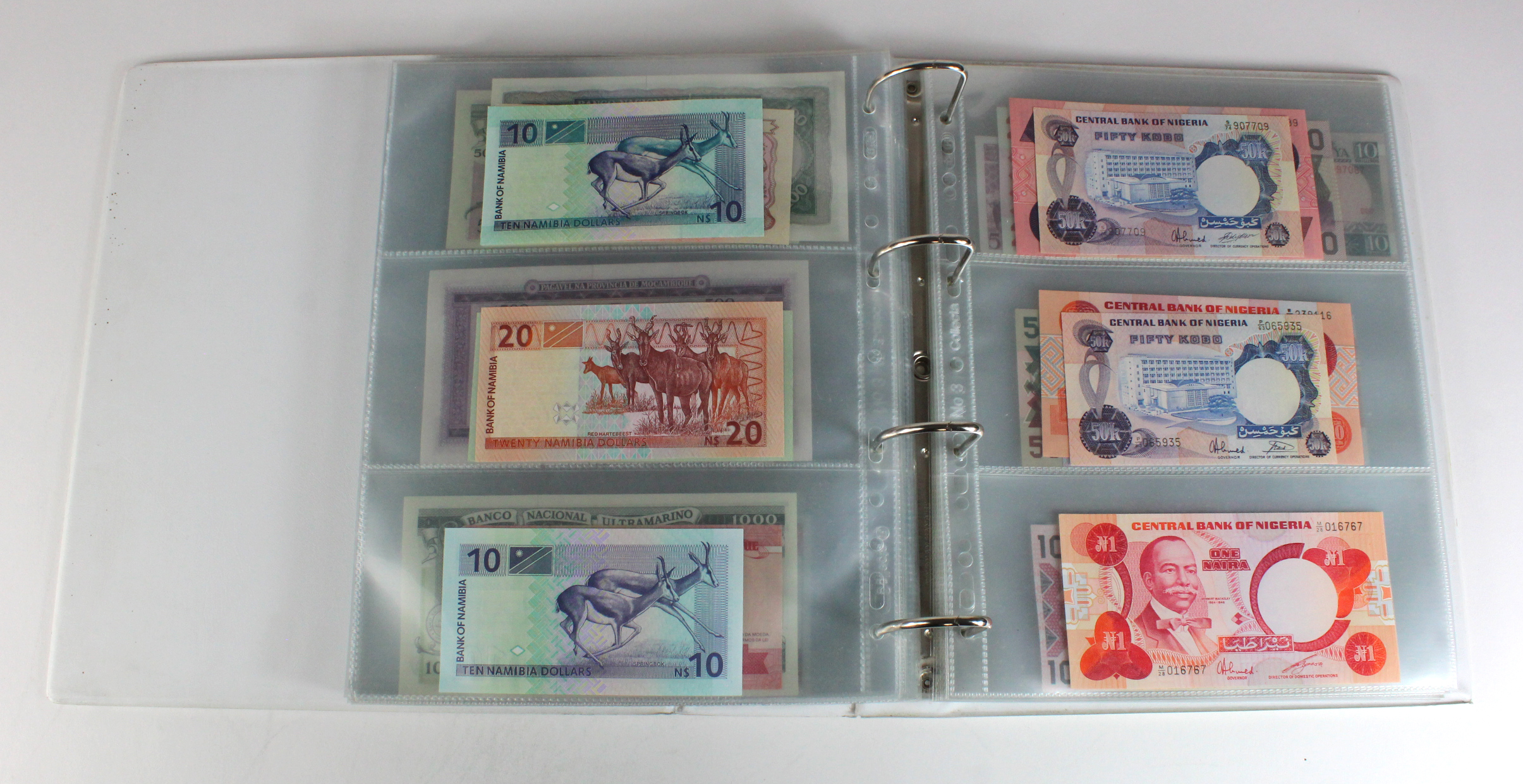 World, Africa (151) a superb collection of Uncirculated notes in an album, Algeria, Angola, - Image 36 of 44