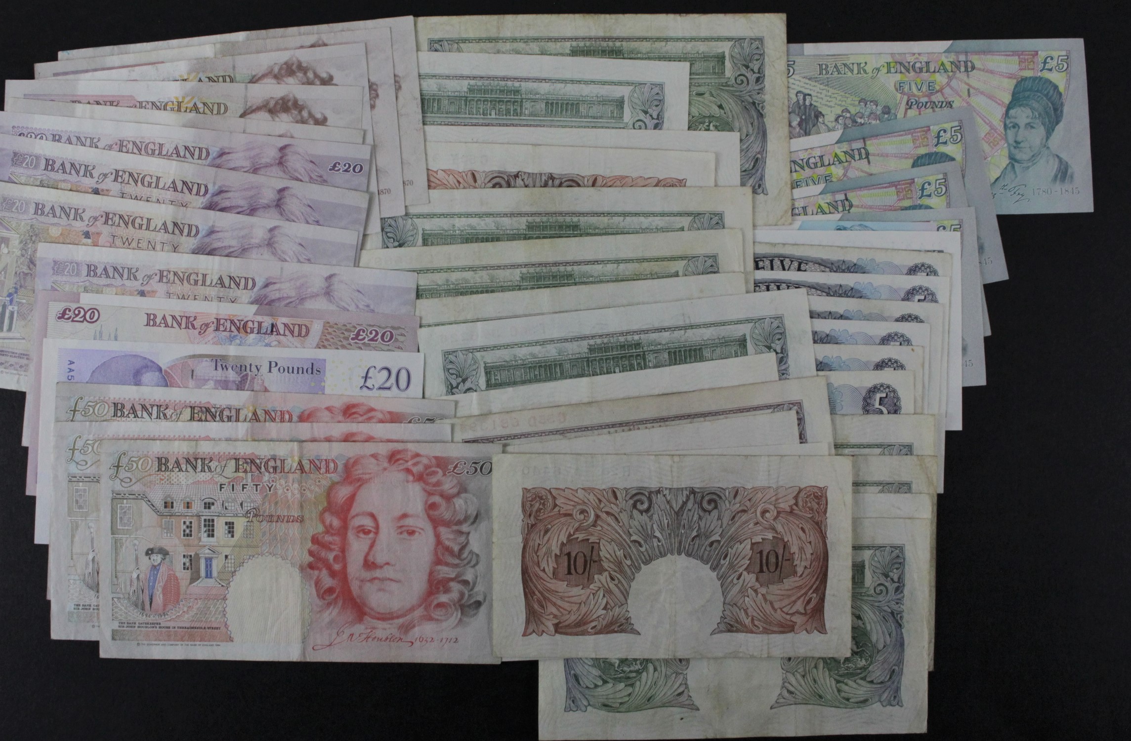 Bank of England (43), a good range of notes with signatures from Catterns, Peppiatt, Beale, O'Brien, - Image 2 of 2