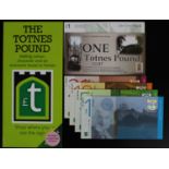 Totnes Transitional Series (6), 21 Pounds, 10 Pounds, 5 Pounds & 1 Pound issued 2014, plus 2 further