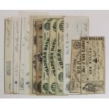 USA America (12), local state issues, obsolete notes and cheques, Traders Bank Richmond 100 Dollars,