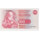 Scotland, Clydesdale Bank 100 Pounds dated 9th November 1991, signed A.R. Cole Hamilton, serial D/