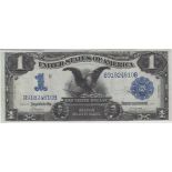 USA 1 Dollar Silver Certificate dated 1899, signed Napier & McClung, large Eagle at centre, serial