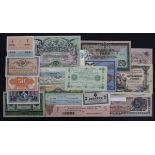 Russia (28), a very interesting and varied collection of notes Uncirculated or about, includes South