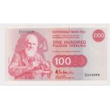 Scotland, Clydesdale Bank 100 Pounds dated 9th November 1991, signed A.R. Cole Hamilton, serial D/