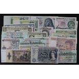 World (24), including Bank of England, Jersey, Guernsey, Germany, Austria, USA, Scotland & Francs,