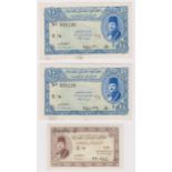 Egypt (3), a superb set of high grade notes dated Law 50/1940, 10 Piastres a very rare PAIR of