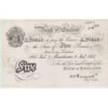 Peppiatt 5 Pounds dated 2nd January 1935, a scarce MANCHESTER branch note, serial T/183 20351 (