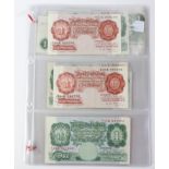 Bank of England (13), a good collection of FIRST PREFIX notes comprising Peppiatt 1 Pound T01A, H01B