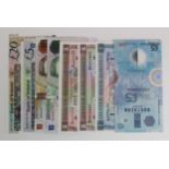 Northern Ireland (8), Bank of Ireland 20 Pounds & 5 Pounds dated 2003, Northern Bank 10 Pounds (2)