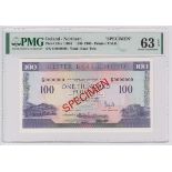 Northern Ireland, Ulster Bank Limited 100 Pounds SPECIMEN note dated 1st December 1990 signed
