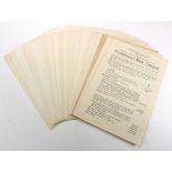 Paper ephemera, Westminster Bank Ltd. official financial statements from 1954 to 1969, 31 x A4