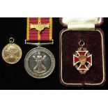 Caledonian Railways, Dundee West Co., mixed lot of Ambulance medals (3) comprising a 15ct. gold