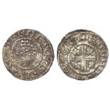 Henry II (1154-1189), Short Cross Penny, class 1b2, Exeter: +ROGER.ON.EXEC, 1.32g, F/GF, ex-M.
