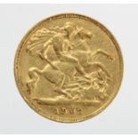 Half Sovereign 1909 GF