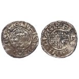 John (1199-1216), Short Cross Penny (in the name of Henry), class 5a2, London, FVLKE, 1.23g, 5-pearl