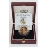 Sovereign 1995 Proof FDC boxed as issued