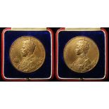 British Commemorative Medal, bronze d.50mm: Coronation of George V 1911, official Royal Mint large