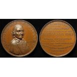 British Commemorative Medal, bronze d.35mm: Queen Anne, Peace of Utrecht 1713, by J. Croker,