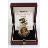 Sovereign 1993 Proof FDC boxed as issued
