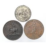 British Commemorative Medals / Tokens (3) 18th-19thC: London, Charles Manzel, Gambrinus Beer Hall