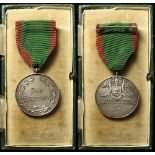 Corporation of Glasgow, silver Bravery Medal (Type II ) in original box. Engraved on the back "James