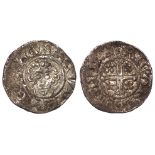 John (1199-1216), Short Cross Penny (in the name of Henry), class 5b2, London, RICARD. B, obverse