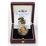 Sovereign 1994 Proof FDC boxed as issued