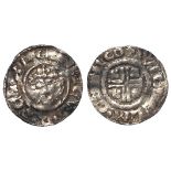 Henry II (1154-1189), Short Cross Penny, class 1c, Lincoln: +WILLELM.ON.NICO, 1.37g, Mass dies -/