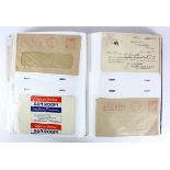 Cigarette & Tobacco advertising envelopes. A collection of approximately 110 cigarette & tobacco