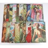 French Adult Pocket size magazines, Revue, Sensations, Cuspidor, etc. Good lot of very rare circa