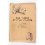 Milne (A. A.). The House at Pooh Corner, 1st edition, 1928, illustrations by E. H. Shepard, top edge